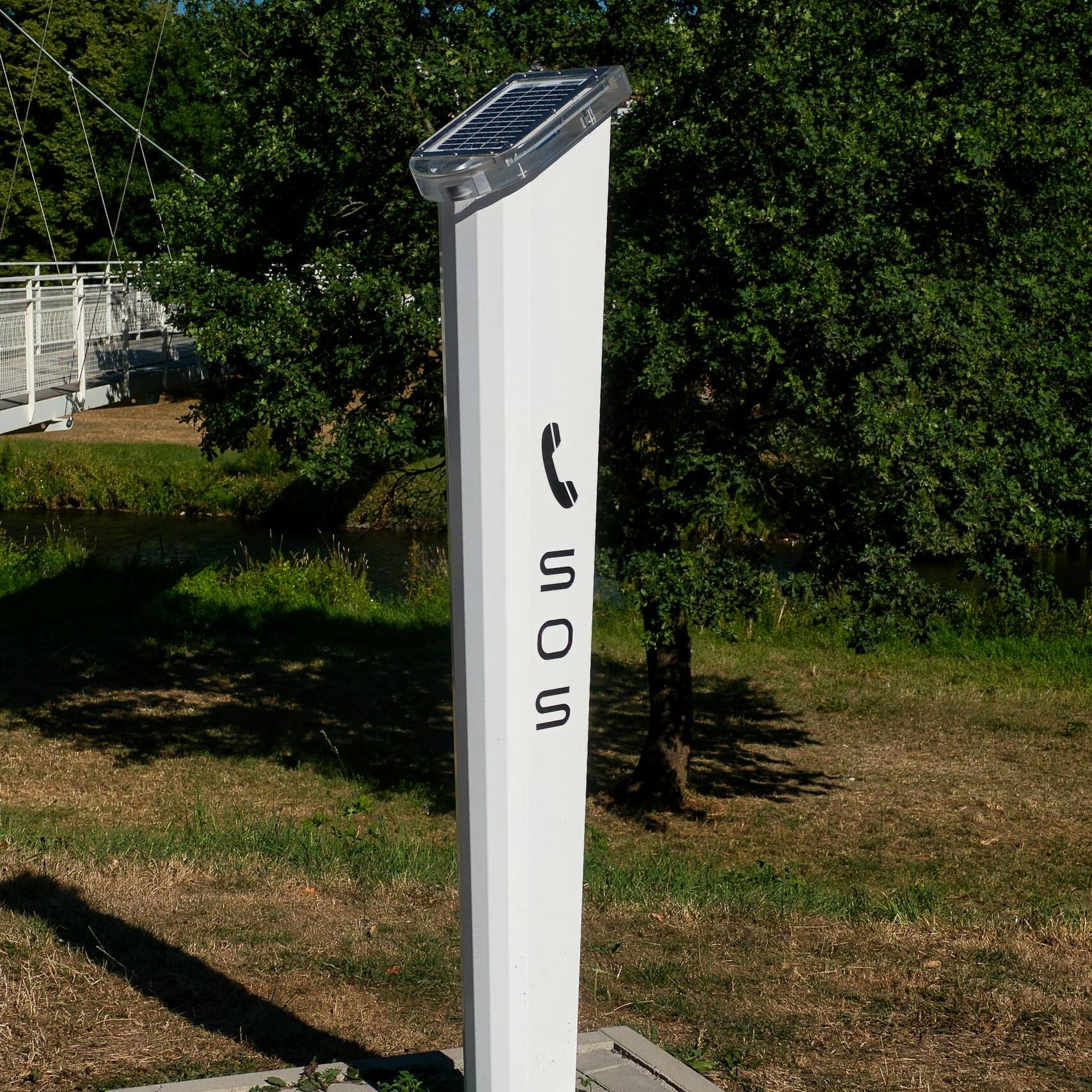 SOS Post on Grass